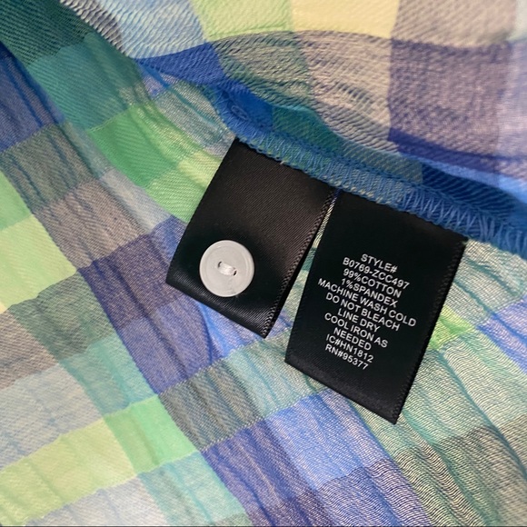 Sanctuary plaid blouse shirt Small - Picture 3 of 4